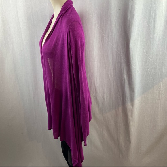Ted Baker Magenta Waterfall Cardigan Sweater XS - Picture 4 of 10